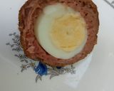 A picture of step 7 of Scotched Egg #4weeksChallenge.