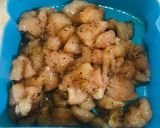 A picture of step 2 of Tikka macroni nest.