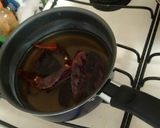 A picture of step 1 of Meatballs in Red Sauce (Ancho Chile).