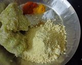 A picture of step 1 of Dudhi kofta curry.