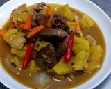 รูปขั้นตอนการทำที่ 5 ของ ตับไก่ผัดสับปะรด