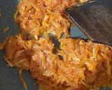 A picture of step 2 of Quick Gajar sweet.