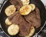 Foto del paso 2 de la receta: Carne semifrita con rodajas de Berenjena