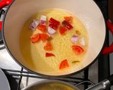 A picture of step 4 of Ayam penyet (Indonesian Fried Chicken).
