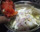 A picture of step 2 of Singhada Chaat.