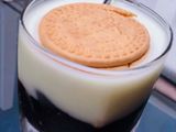 Puding coklat vla vanila roti regar..