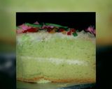 Foto langkah ke 7 dari resep PANDAN CHEESE CAKE ala We EL.
