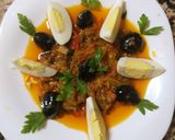 Une image de l'étape 3 de Tadjine au olives verts,poulet,pommes de terre.