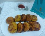 A picture of step 5 of Chicken stuff potato cutlets.