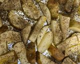 A picture of step 3 of Roasted herb ‘spring’ potatoes.
