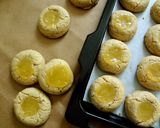 A picture of step 6 of Lemon thumb print cookies:.
