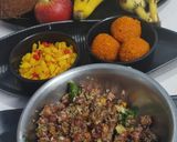 A picture of step 4 of #cook pad India#viswakarma puja today in northeast east india.