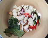 Foto langkah ke 1 dari resep Lodeh Ayam Giling Bumbu Iris.