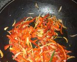 A picture of step 6 of Chinese noodles.