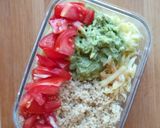 A picture of step 3 of Zucchini and quinoa salad.