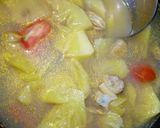 Hình bước làm 8 của món Canh Chua Nghêu Rau Nhút