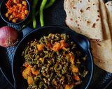 લીલી ચોળી બટેકા નું શાક (Lili Chori Bataka Shak Recipe In Gujarati) રેસીપી સ્ટેપ3ફોટો