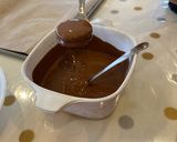 A picture of step 2 of Rudolf the Reindeer Christmas dessert.