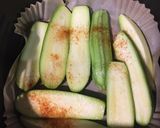 عکس مرحله 2 از دستور اسنک کدو سبز 🥒🥒🥒🥒در هواپز یا فر