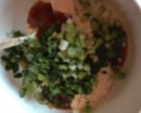 A picture of step 1 of Pin wheel spinach and cheese wraps.