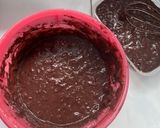 Foto langkah ke 3 dari resep Brownies Pisang Keju Kukus.