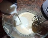 A picture of step 3 of Chocolate cake (without eggs).