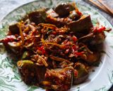 Foto langkah ke 3 dari resep Sambal terong teri.