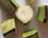 Foto del paso 1 de la receta: Cestita de plátano verde