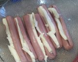 Foto del paso 1 de la receta: Salchichas rellenas