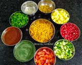 A picture of step 1 of Farali Bhel.