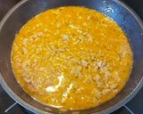 Foto del paso 5 de la receta Pimientos rellenos de Carne con crema de los mismo Piquillos