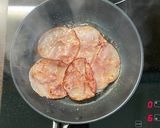 Ham and eggs póréhagymával recept fázis 1 fotója