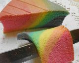 Foto langkah ke 11 dari resep Rainbow Ogura Cake.