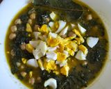 Foto del paso 5 de la receta: Garbanzos con espinacas y majado de almendras