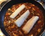 Une image de l'étape 6 de Dos de cabillaud aux champignons et purée de carottes.