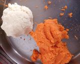 नारियल बर्फ़ी (nariyal barfi recipe in Hindi) रेसिपी चरण 4 फोटो