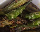 A picture of step 6 of Masala okhra.
