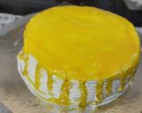 A picture of step 6 of Eggless pineapple cake.