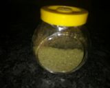 A picture of step 6 of Pudina powder.