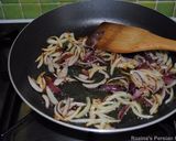 A picture of step 4 of Persian eggplant dip.