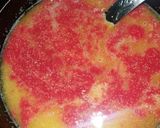 A picture of step 2 of Strawberry halwa.