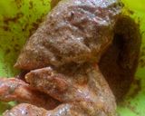 A picture of step 6 of Lahori chicken chargha.