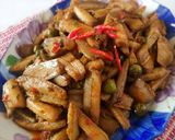 Foto langkah ke 5 dari resep Tumis Keladi.