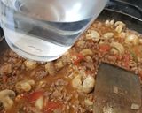 A picture of step 9 of My Peppered Steak Mince,Mushroom all in one Skillet & Pasta 😁.