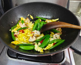 甜豆蝦仁炒蛋(簡單料理）的食譜步驟12照片