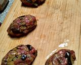 Foto del paso 4 de la receta: Hamburguesa casera de Posta molida y berenjena 🍆 en la freidora de aire