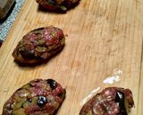 Foto del paso 4 de la receta: Hamburguesa casera de Posta molida y berenjena 🍆 en la freidora de aire