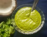 A picture of step 2 of Coriander Coconut Chutney.