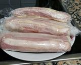 Foto del paso 2 de la receta Pechuga de pavo en vuelta en beicon y queso y hojaldre