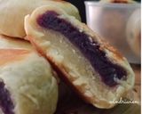 Foto langkah ke 6 dari resep Pia Isi Ubi Ungu (Panggang di Teflon).